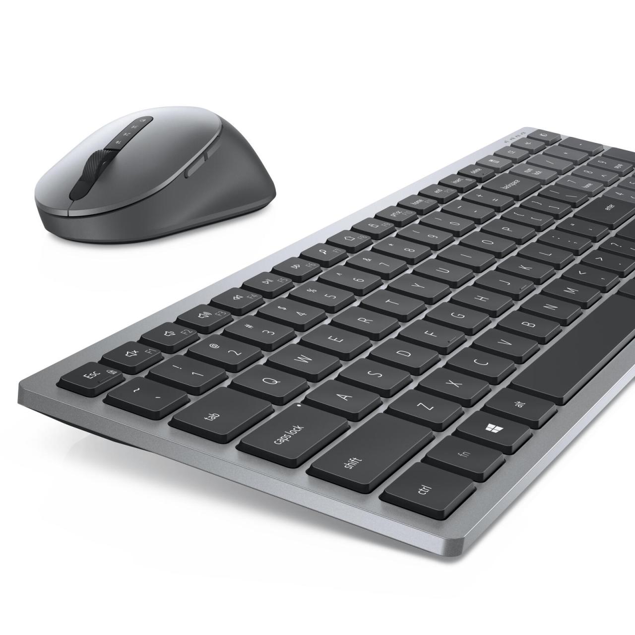 Dell KM7120W Tastatur-und-Maus-Set grau von Dell