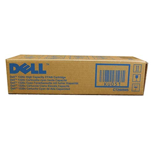 Dell KU051 Toner für 1320C HC 59310259, 2000 Seiten, hohe Kapazität, Cyan von Dell