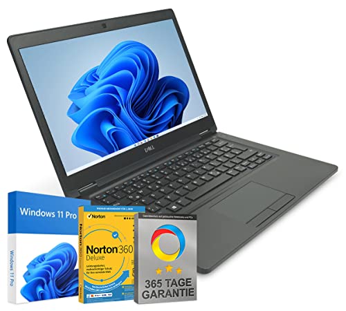 Dell Latitude 5490 14 Zoll Full HD Laptop Intel Core i5-8250U@ bis zu 3,4 GHz 16 GB 512 GB SSD mit Windows 11 Pro & GRATIS Antiviren-Software HDMI inkl. 365 Tage Garantie (Generalüberholt) von Dell