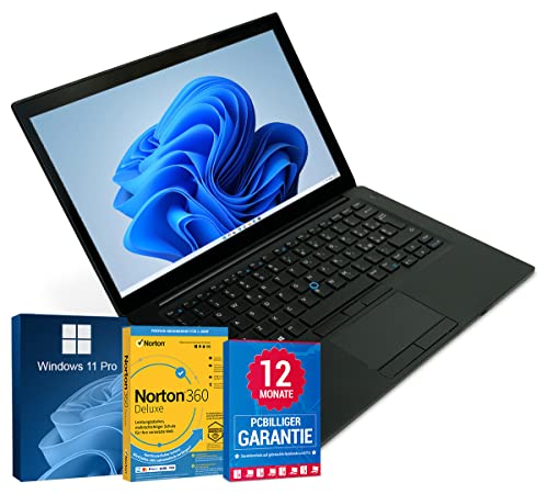 Dell Latitude 7480 14 Zoll Full HD Laptop Intel Core i5-7200U@ bis zu 3,10 GHz 8 GB 256 GB SSD mit Windows 11 Pro & GRATIS Antiviren-Software HDMI inkl. 12 Monate Garantie (Generalüberholt) von Dell