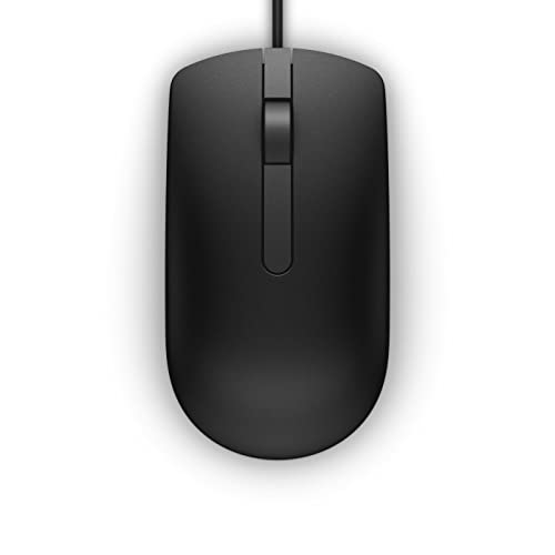 Dell MS116 USB Wired Mouse, Sapphire, BrownBox, Black, W125717167 (Sapphire, BrownBox, Black EPEAT, Liteon, EMEA, APJ (exclude China)) von Dell