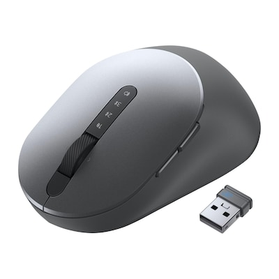 Dell Multi-Device Wireless-Maus MS5320W Grau - Bluetooth, USB-Dongle, 4000 DPI, 5 Tasten, 84g Dell Multi-Device Wireless-Maus MS5320W Grau - Bluetooth, USB-Dongle, 4000 DPI, 5 Tasten, 84g von Dell
