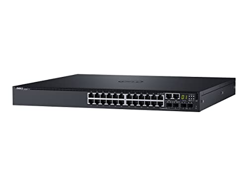DELL PowerConnect S3124 Managed L2/L3, keine 1U, Schwarz von Dell