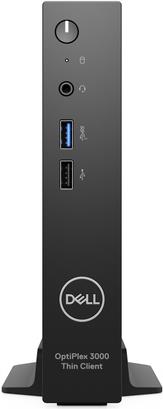 Dell OptiPlex 3000 Thin Client - Thin Client - DTS - 1 x Pentium Silver N6005 / 2 GHz - RAM 8 GB - Flash - eMMC 64 GB - UHD Graphics - 1GbE, 802.11ax (Wi-Fi 6E) - WLAN: Bluetooth, 802.11a/b/g/n/ac/ax (Wi-Fi 6E) - Dell ThinOS - Monitor: keiner - Schwarz - (DX8XJ) von Dell