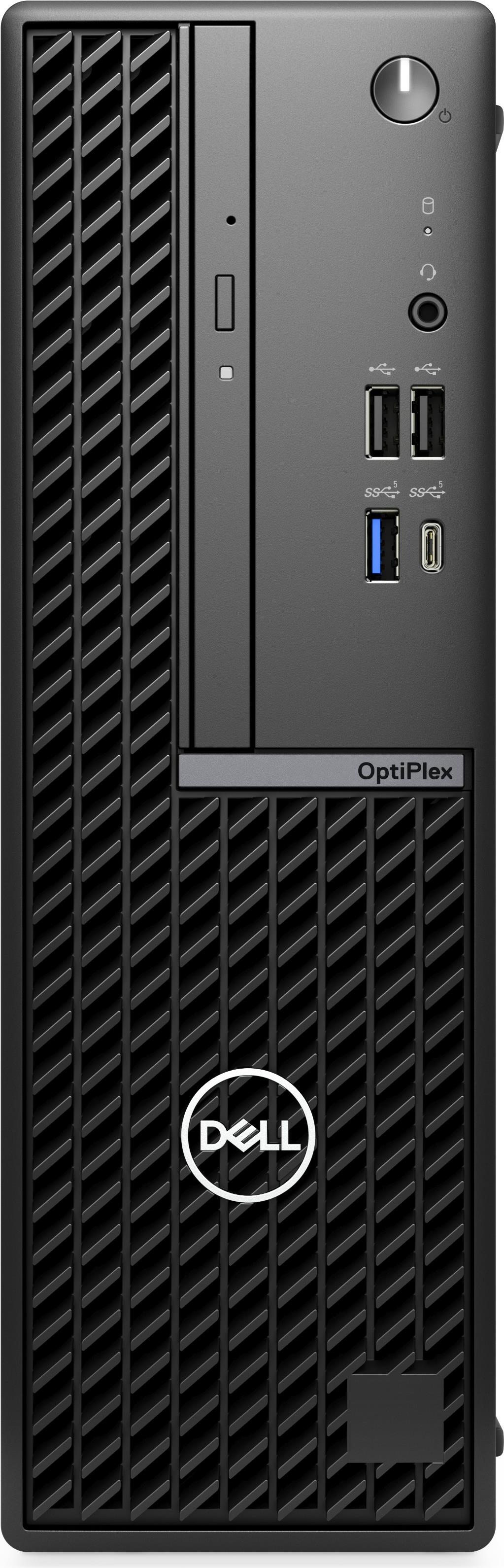 Dell OptiPlex 7020 (version 2024) - SFF - Core i5 i5-14500 / 2,6 GHz - RAM 16GB - SSD 512GB - NVMe, Class 35 - UHD Graphics 770 - 1GbE, Bluetooth, Wi-Fi 6E - WLAN: Bluetooth, 802,11a/b/g/n/ac/ax (Wi-Fi 6E) - Win 11 Pro - Monitor: keiner - Schwarz - BTS - mit 1 Jahr Vor-Ort-Basisgarantie (AT, DE - 2 Jahre) (DW6H7) von Dell