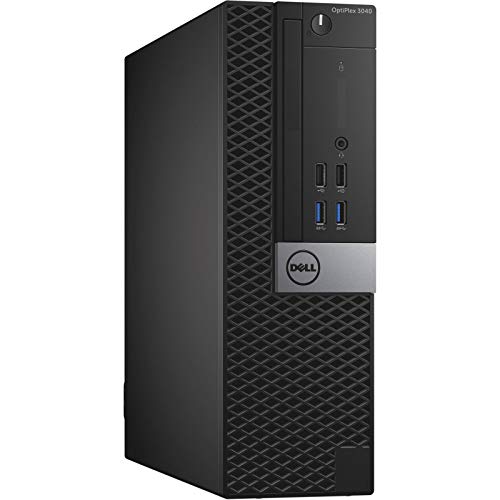 Dell Optiplex 3040 SFF Desktop-PC (Generalüberholt), Intel Core i7-6700T, 8 GB DDR3L RAM, 240 GB SSD Festplatte + 500 GB Festplatte, HDMI-Anschlüsse und Display-Port, Windows 10 + Office Paket von Dell