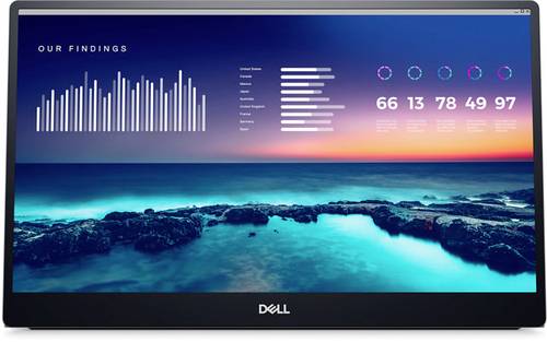 Dell P1424H LED-Monitor EEK B (A - G) 35.6cm (14 Zoll) 1920 x 1080 Pixel 16:9 6 ms DisplayPort, USB- von Dell