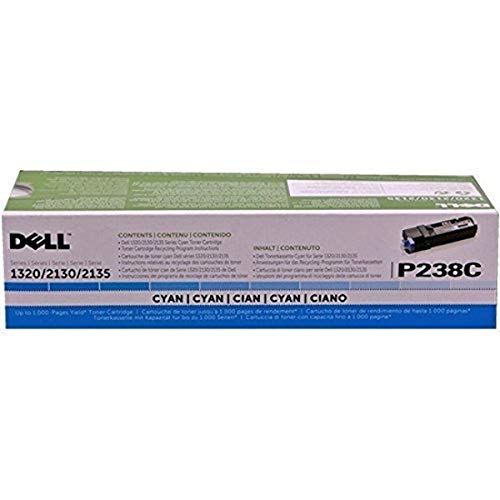 Dell P238C Standard Toner für 2130/2135/1320C, 1000 Seiten, cyan von Dell