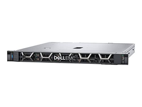 Dell PowerEdge R350 - Server - Rack-Montage - 1U - 1-Weg - 1 x Xeon E-2314/2.8GHz - RAM 16GB - SAS - HotSwap 2.5" Schacht - HDD 600GB - Matrox G200 - GigE - ohne OS - Schwarz - mit 3 Jahre Basis von Dell