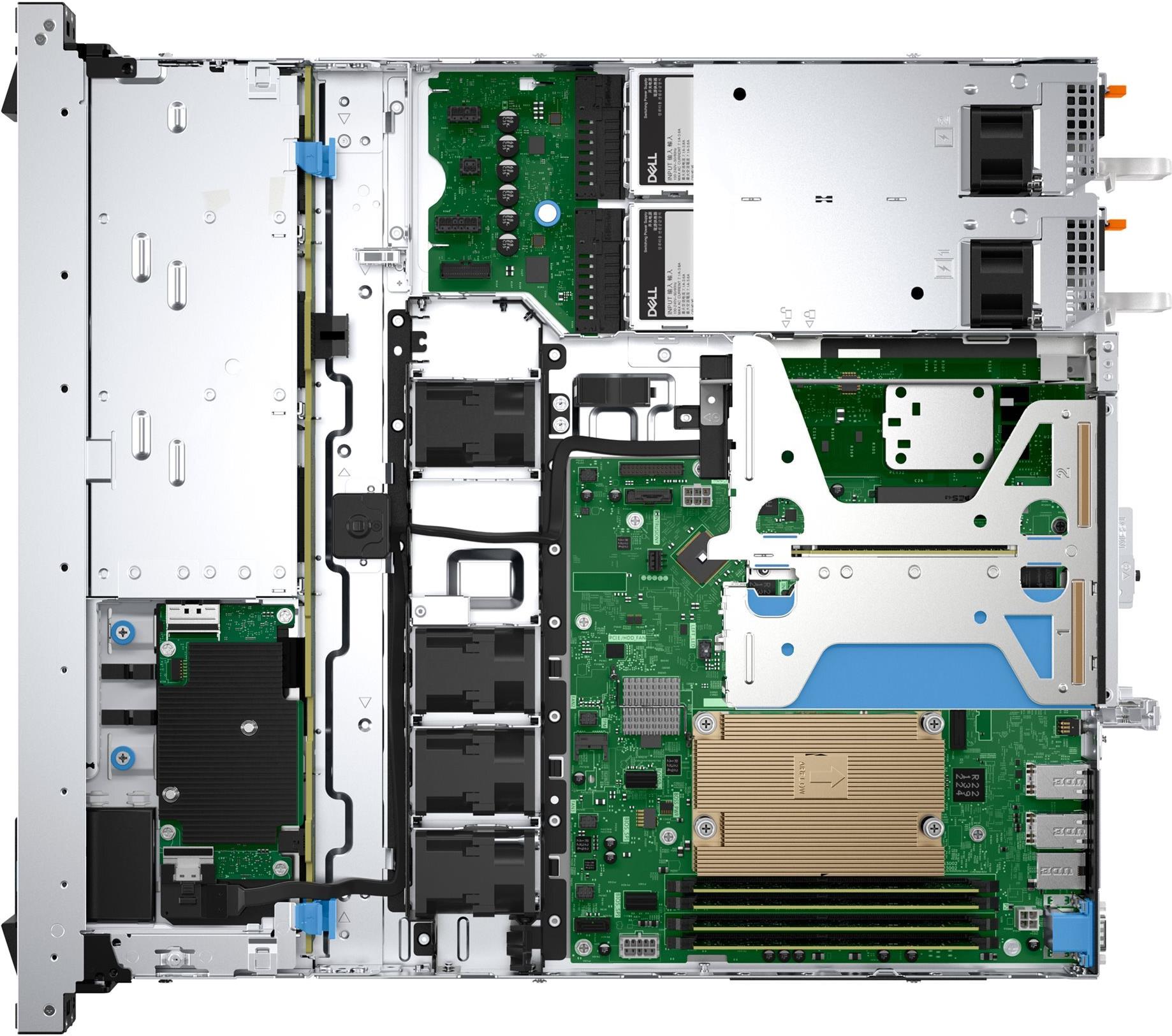Dell PowerEdge R360 - Server - Rack-Montage - 1U - 1-Weg - 1 x Xeon E-2478 / 2,8 GHz - RAM 16GB - SAS - Hot-Swap 6,4 cm (2,5) Schacht/Schächte - SSD 480GB - G200eW - 1GbE - kein Betriebssystem - Monitor: keiner - BTP - Dell Smart Selection, Dell Smart Value - mit 3 Jahre Dell ProSupport (578V4) von Dell