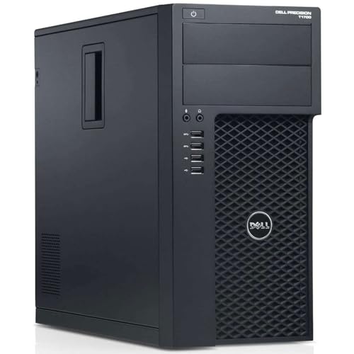 Dell Precision T1700 Tower PC Desktop-Computer Intel i7-4770 RAM 8 GB SSD 240 GB dedizierte Grafikkarte NVIDIA GT 730 2 GB GDDR5 Windows 10 Pro (Generalüberholt) von Dell
