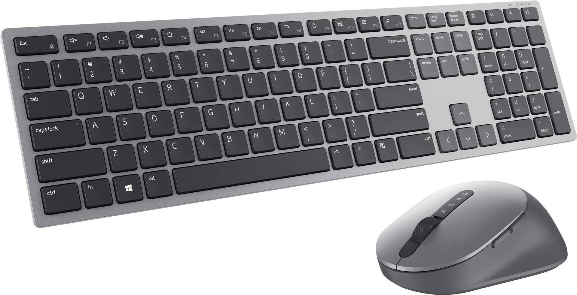 Dell Premier Multi-Device KM7321W - Tastatur-und-Maus-Set - kabellos - 2.4 GHz, Bluetooth 5.0 - QWERTZ - Deutsch - Titan Gray Dell Premier Multi-Device KM7321W - Tastatur-und-Maus-Set - kabellos - 2.4 GHz, Bluetooth 5.0 - QWERTZ - Deutsch - Titan Gray von Dell