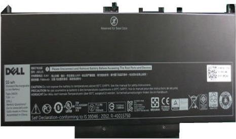 Dell Primary Battery - Laptop-Batterie - 1 x Lithium-Ionen 4 Zellen 55 Wh - für Latitude E7270, E7470 Dell Primary Battery - Laptop-Batterie - 1 x Lithium-Ionen 4 Zellen 55 Wh - für Latitude E7270, E7470 von Dell