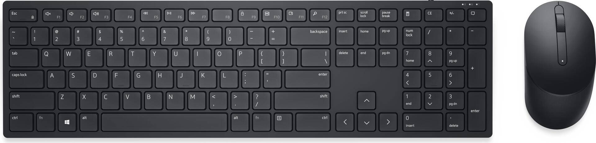 Dell Pro KM5221W - Tastatur-und-Maus-Set - kabellos - 2.4 GHz - QWERTZ - Deutsch - Schwarz - für Latitude 3420 Dell Pro KM5221W - Tastatur-und-Maus-Set - kabellos - 2.4 GHz - QWERTZ - Deutsch - Schwarz - für Latitude 3420 von Dell