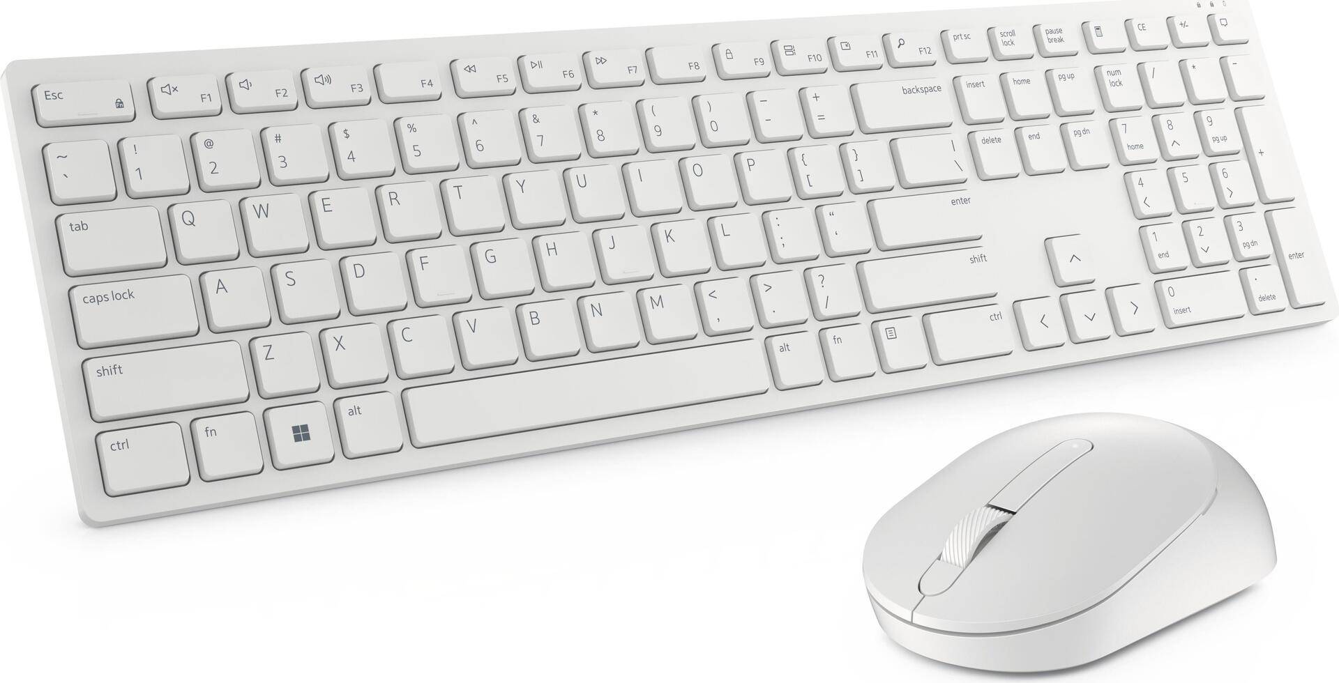 Dell Pro KM5221W - Tastatur-und-Maus-Set - kabellos - 2.4 GHz - QWERTZ - Deutsch - weiß Dell Pro KM5221W - Tastatur-und-Maus-Set - kabellos - 2.4 GHz - QWERTZ - Deutsch - weiß von Dell