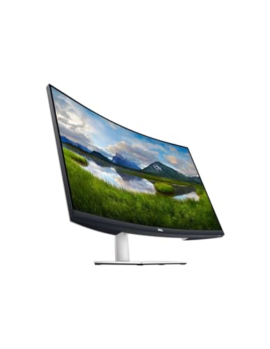 Dell S3221QSA 31.5 Zoll 4K UHD (3840x2160) 1800R Curved Monitor, 60Hz, VA, 4ms, AMD FreeSync, 99% sRGB, Eingebaute Lautsprecher, DisplayPort, 2x HDMI, 3x USB, 3 Jahre Garantie, Silber von Dell