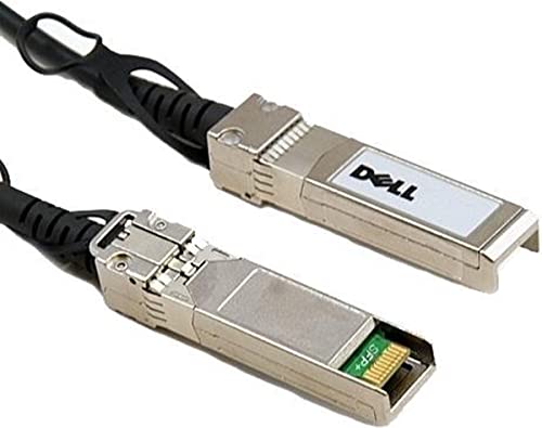 Dell SFP +, 7 m – Netzwerkkabel (7 m, SFP +, SFP +, männlich/männlich, Kupfer, 10 GBase, schwarz, Silber) von Dell