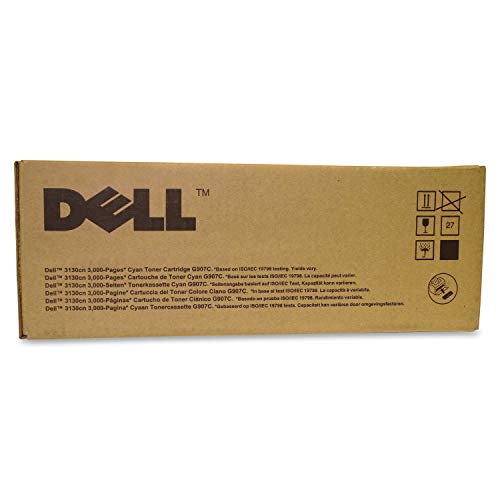 Dell Tonerkassette mit Standard-Kapazität 3.000 Seiten für Dell 3130cn Farb-Laserdrucker Cyan von Dell