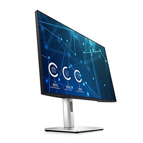 Dell U2421E, 24 Zoll, Full HD 1920x1080, 60 Hz, IPS entspiegelt, 16:9, 5 ms (extrem), höhenverstellbar/neigbar/drehbar, VESA, DisplayPort, USB-C, HDMI, 3 Jahre Austauschservice, schwarz/silber von Dell