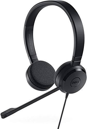 Dell UC150 Binaural Head-Band Black Headset – Headsets (PC/Gaming, Binaural, Head-Band, Black, in-line Control, Wired) von Dell