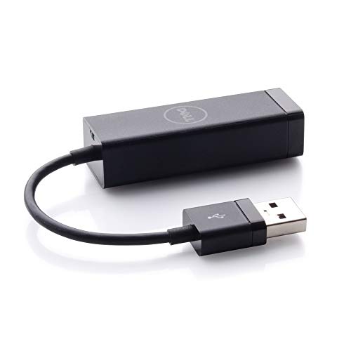 Dell USB 3.0 zu Ethernet PXE Boot, Adapter, ( Ihnen fehlt ein Ethernet Port? Und Sie haben ein USB Port?, Plug & Play) Schwarz von Dell