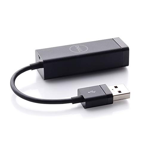 Dell USB 3.0 zu Ethernet PXE Boot, Adapter, ( Ihnen fehlt ein Ethernet Port? Und Sie haben ein USB Port?, Plug & Play) Schwarz von DELL