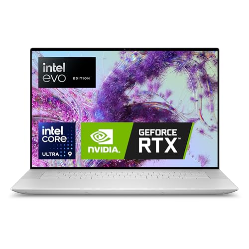 Dell XPS 16 9640 Laptop 16.3" OLED UHD+ Touch Display, Intel Evo Edition - Intel Core Ultra 9, NVIDIA GeForce RTX 4070 Graphics, 32GB RAM, 1TB, Windows 11 Home, Fingerprint Reader, Keyboard Deutsch von Dell