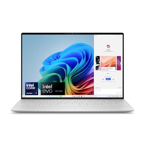 Dell XPS 13 (9350) Laptop Copilot+ 13.4" FHD+ 120Hz, Intel Core Ultra 7 Series 2 Intel - Evo Edition, Intel Arc, 32GB RAM, 1TB SSD, Windows 11 Home, Deutsch QWERTZ Backlit Keyboard, Platin von Dell