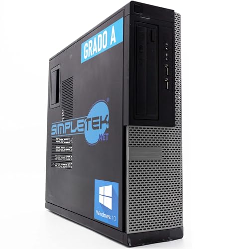 Desktop-Computer SFF Dell Optiplex 3010 i3 3,3 GHz DDR3 HDMI VGA DVD-RW Windows 10 Home Workstation SmartWorking PC fest (Generalüberholt) (ohne USB-WiFi-Antenne, 8 GB RAM SSD 120 + HDD 500 GB) von Dell