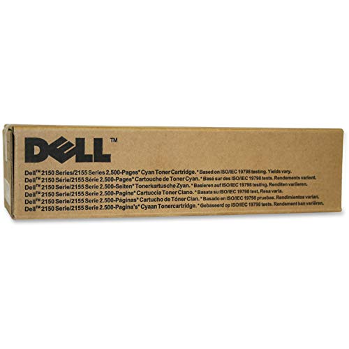 Original Dell 2150cn/cdn & 2155cn/cdn High Capacity Cyan Toner Kit, ca. 2.500 Seiten von Dell