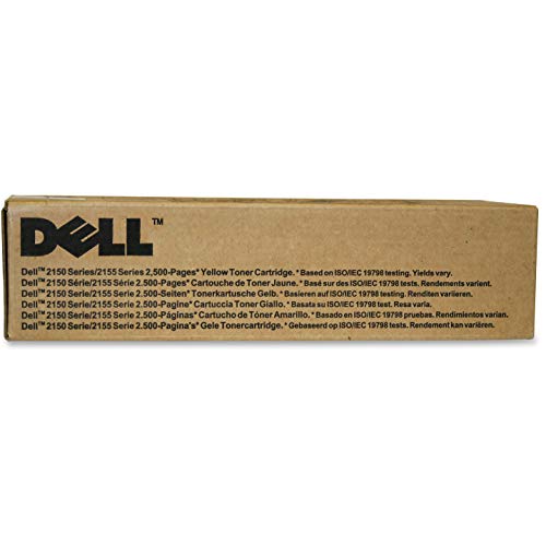 Original Dell 2150cn/cdn & 2155cn/cdn High Capacity Toner Kit, ca. 2.500 Seiten, gelb von Dell