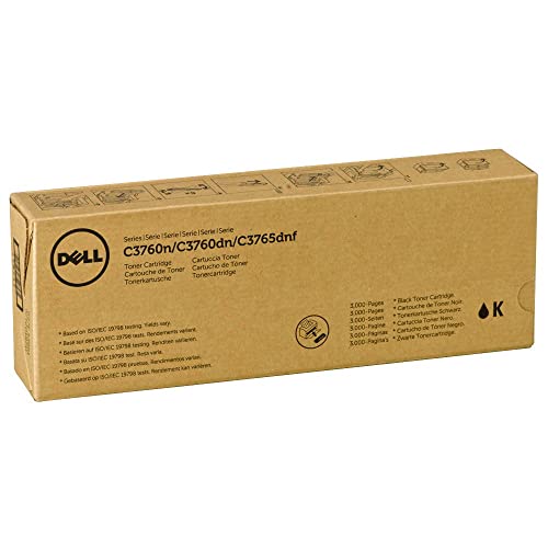 Original Dell C3760n/3760dn/3765dnf Standard Capacity Toner Kit - ca. 3.000 Seiten, schwarz von Dell