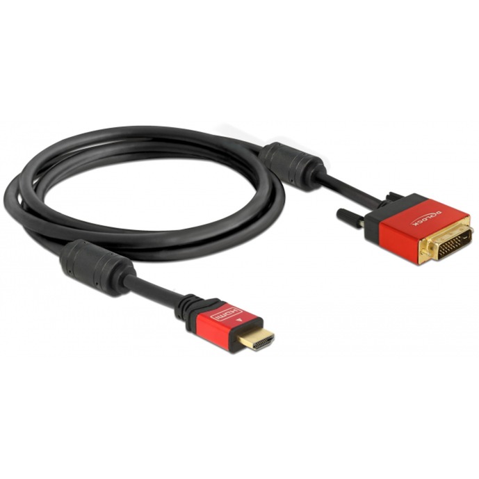 Adapter HDMI A (Stecker) > DVI (Stecker) von Delock