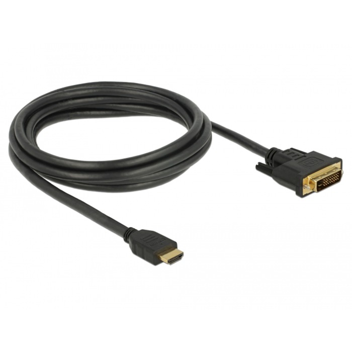 Adapterkabel HDMI > DVI 24+1 bidirektional Adapterkabel HDMI > DVI 24+1 bidirektional von Delock