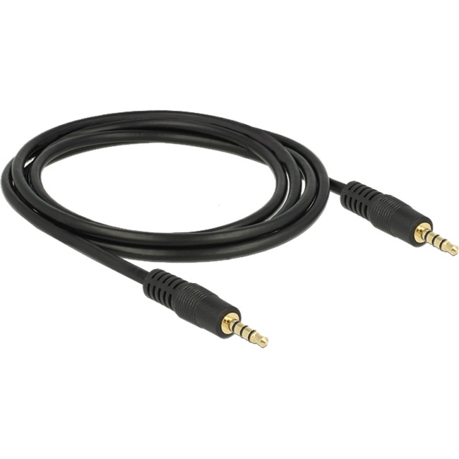 Audiokabel Klinke 3,5mm 4Pin > 3,5mm Stecker 4Pin von Delock