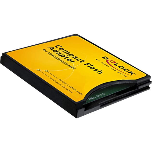 Compact Flash Adapter für SD / MMC, Kartenleser von Delock