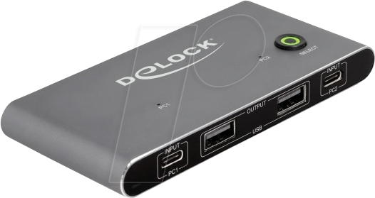 DELOCK 11485 - 2-Port KVM Switch, HDMI, DisplayPort von Delock