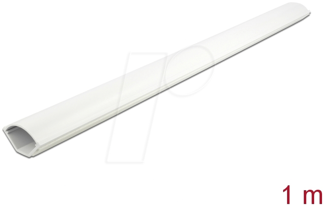 DELOCK 20714 - Eckkanal selbstklebend 43 x 23 mm - Länge 1 m weiß von Delock