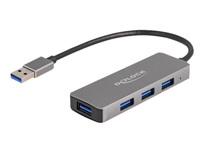 DELOCK 4 Port USB 3.2 Gen 1 Hub mit USB Typ-A Anschluss DELOCK 4 Port USB 3.2 Gen 1 Hub mit USB Typ-A Anschluss von Delock