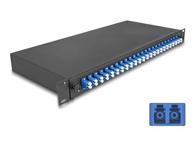 DELOCK 48,26cm LWL Spleissb 24xLC Duplex DELOCK 48,26cm LWL Spleissb 24xLC Duplex von Delock