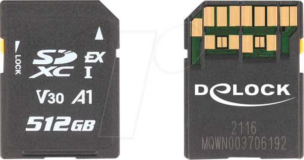 DELOCK 54092 - SD Express Speicherkarte 512 GB von Delock