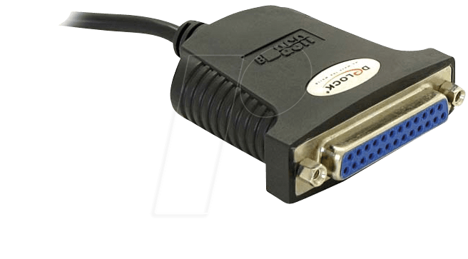 DELOCK 61330 - USB 1.1 Konverter, A Stecker auf Sub-D 25 Pin Buchse von Delock