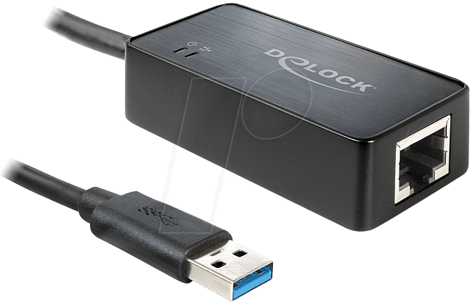 DELOCK 62121 - Netzwerkkarte, USB 3.0, Gigabit Ethernet, 1x RJ45 von Delock