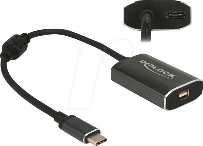 DELOCK 62990 - Adapterkabel USB Type-C Stecker > miniDP Buchse, USB Type-C DELOCK 62990 - Adapterkabel USB Type-C Stecker > miniDP Buchse, USB Type-C von Delock