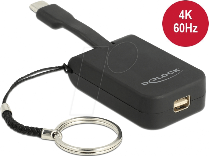 DELOCK 63939 - USB Type-C Adapter > mini DisplayPort 4K 60 Hz - Schlüsselanhäng von Delock