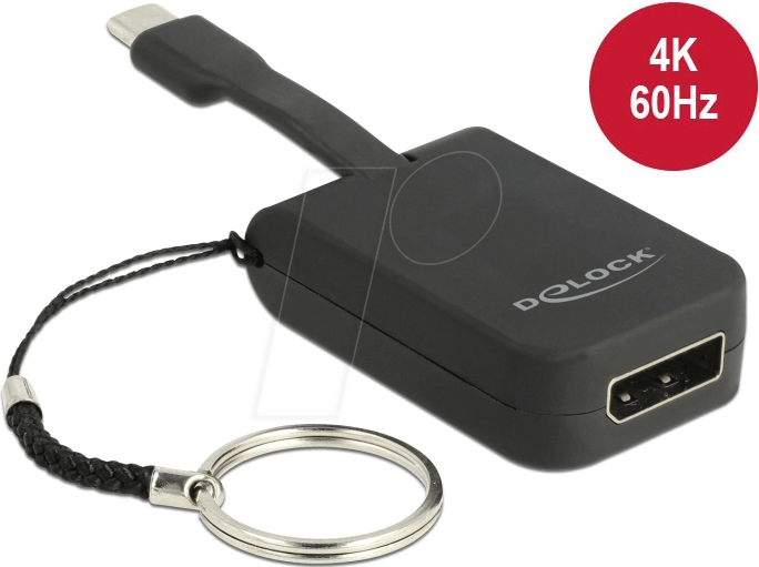 DELOCK 63940 - USB Type-C Adapter > DP (DP Alt Mode) 4K 60 Hz - Schlüsselanhäng von Delock