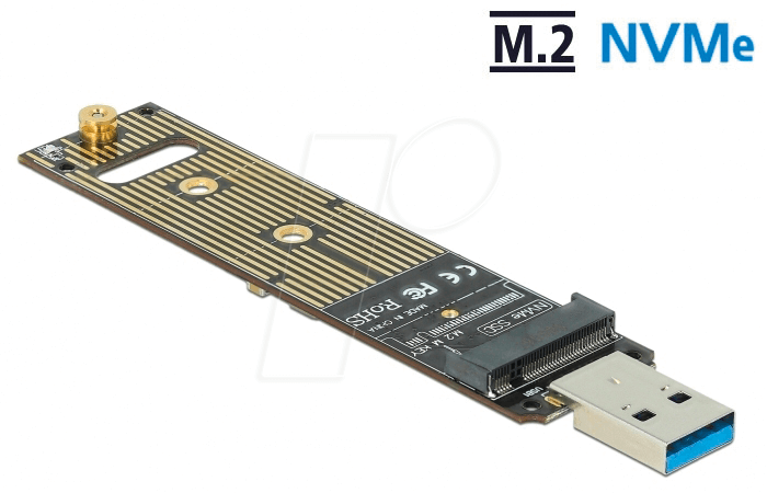DELOCK 64069 - Konverter für M.2 NVMe PCIe SSD mit USB 3.1 Gen 2 von Delock