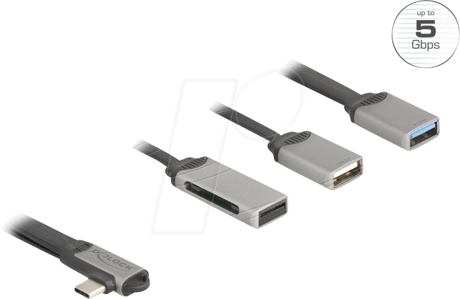 DELOCK 64303 - Dockingstation/Port Replicator, USB 3.2 Gen1 Typ-C von Delock