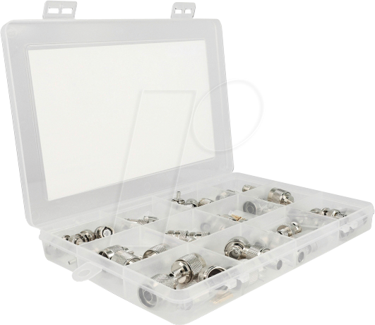 DELOCK 66810 - Delock Crimpbox 48-tlg. 50Ohm, BNC, TNC und N -Verb. von Delock