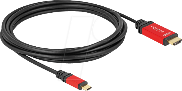 DELOCK 80097 - Adapterkabel USB C  > HDMI, 8K@60Hz, 1.4, 3,0 m von Delock